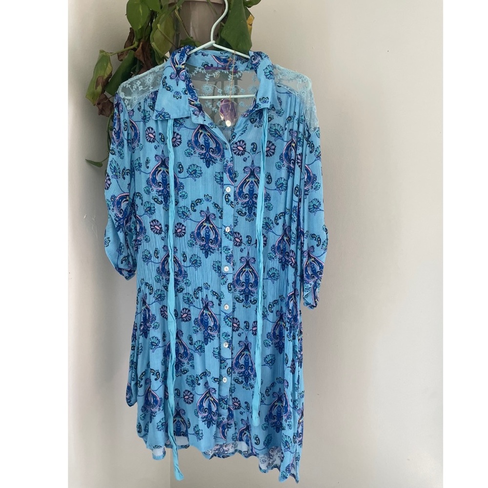 Sheer blouse-XL